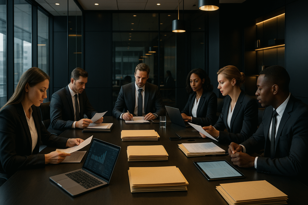 legal and compliance firms ensuring regulatory adherence and risk management